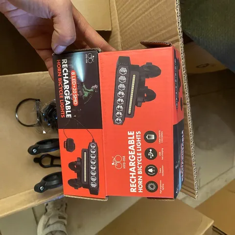 Superheldere Fiets Voorlicht LED Fietsen Koplamp USB Oplaadbare Fietslamp Met Hoorn Nacht Rijden Veiligheidsuitrusting