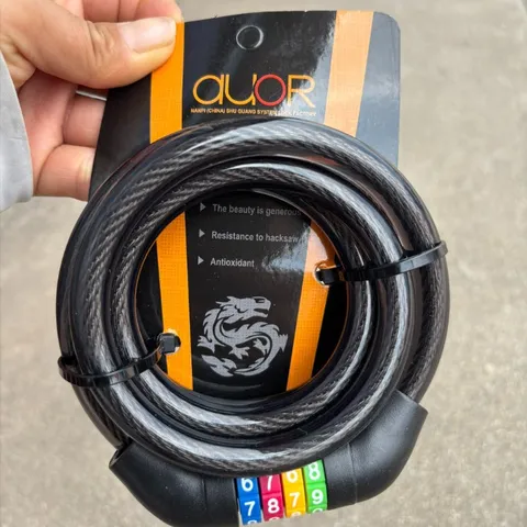 Bicycle Cable Lock Heavy Duty Steel Wire Bike Lock Combination Resettable Lock For Outdoor Cycling Equipment