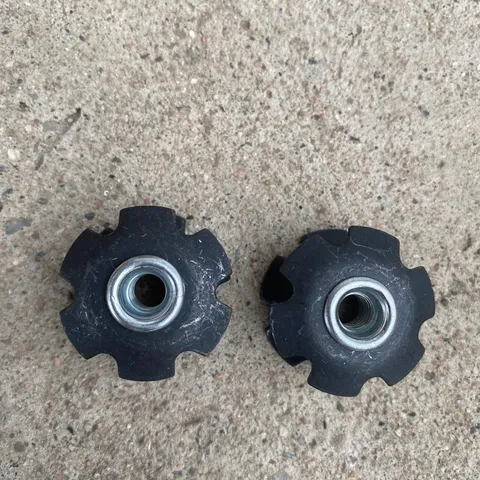 Bicycle Front Fork Star Nut 28.6mm Headset Compression Plug Iron Cycling Accessory Mountain Bike Steering Tube Fixer