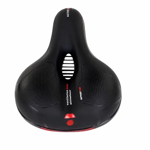 Ergonomic Bicycle Saddle Mountain Bike Seat With Shock Absorbing Springs Breathable Vent Hollow Cycling Saddle