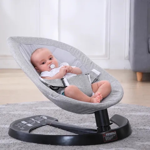 Pasgeboren Baby Handmatige Wipstoel Draagbare Zuigelingenwieg Kalmerende Stoel Met Veiligheidsgordel Stof Baby Uitrusting