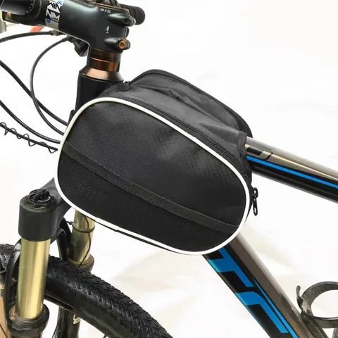 Bicycle Top Tube Bag Mountain Bike Saddle Bag Front Beam Bag Waterproof Cycling Equipment Storage Pouch Accessory