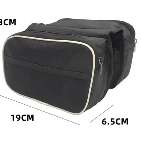Bicycle Top Tube Bag Mountain Bike Saddle Bag Front Beam Bag Waterproof Cycling Equipment Storage Pouch Accessory