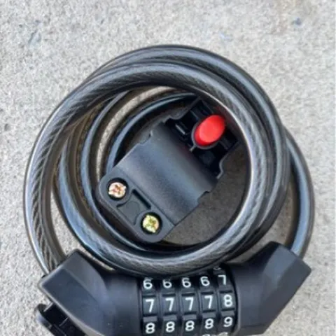 Heavy Duty Bicycle Cable Lock 5 Digit Resettable Combination Bike Lock Secure Anti Theft Cycling Security Lock For Mountain Bike