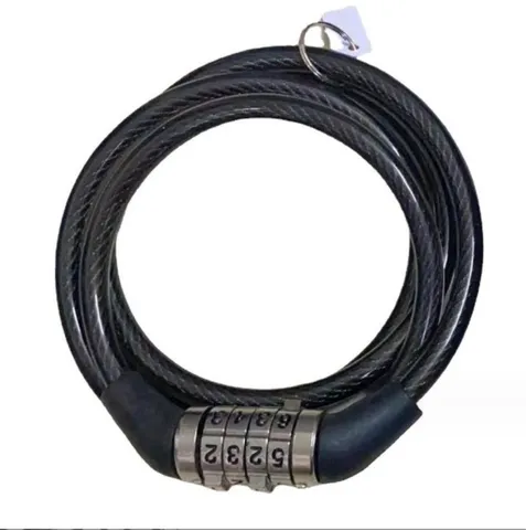 Bicycle Cable Lock 4 Digit Combination Anti Theft Bike Lock For Mountain Electric Bicycle Cycling Accessories