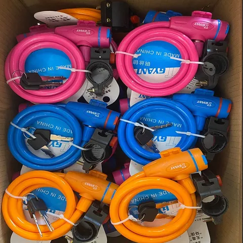 Antivol à Câble pour Vélo de Montagne Antivol de Sécurité pour Vélo en Fil d'Acier avec Clés et Support de Montage pour Cyclisme