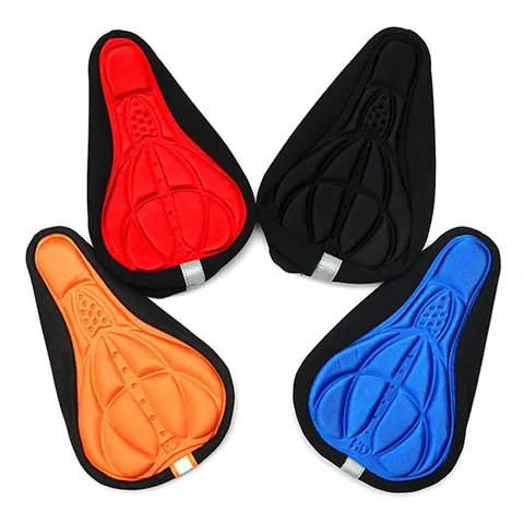 Thickened Sponge Bicycle Saddle Cover Mountain Road Bike Soft Cycling Seat Cushion Comfortable Breathable Seat Protector