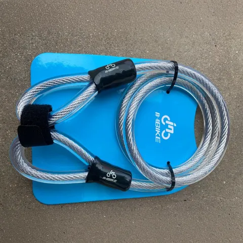 Antirrobo de Bicicleta de Ciclismo al Aire Libre Cable de Acero Cerradura de Seguridad con Funda Protectora de Plástico