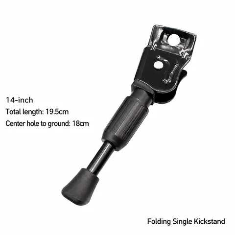 Thickened Metal Bicycle Kickstand Adjustable Foldable Electric Bike Parking Rack Bicycle Side Stand Support Part