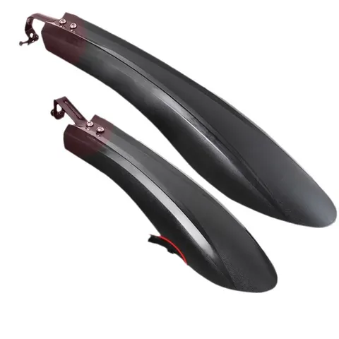 Ensemble de Garde-boue de Vélo de Montagne Avant et Arrière Allongé Élargi en Plastique Accessoires de Cyclisme pour VTT