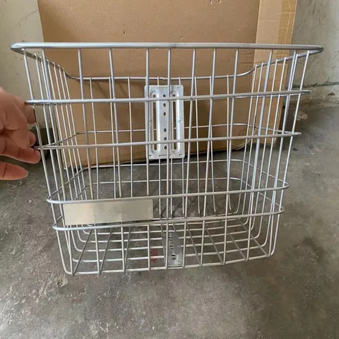 Metal Bicycle Front Basket Wire Mesh Storage Basket For Mountain Bike Electric Bicycle Cycling Accessories