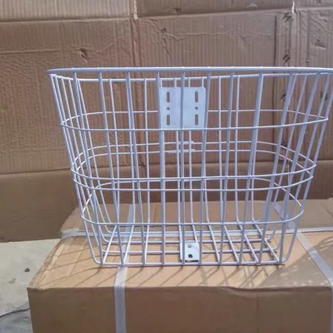Small Metal Bicycle Basket Front Bike Wire Mesh Basket With Screws Cycling Storage Basket For Bicycle And Electric Bike
