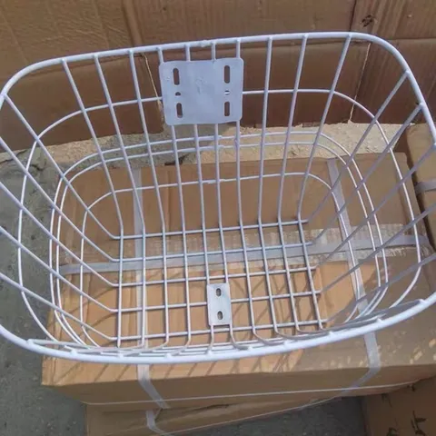 Small Metal Bicycle Basket Front Bike Wire Mesh Basket With Screws Cycling Storage Basket For Bicycle And Electric Bike