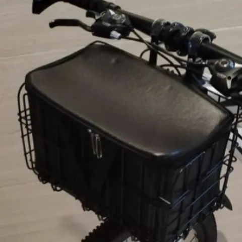 Bicycle Front Basket Metal Wire Bike Basket Removable Cycling Storage Basket With Hooks Quick Release Bicycle Basket