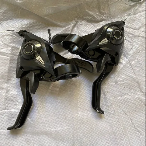Aluminum Alloy Mountain Bike Shifter 21 24 Speed Integrated Brake Lever 3x7 3x8 Speed Cycling Gear Shifter Parts
