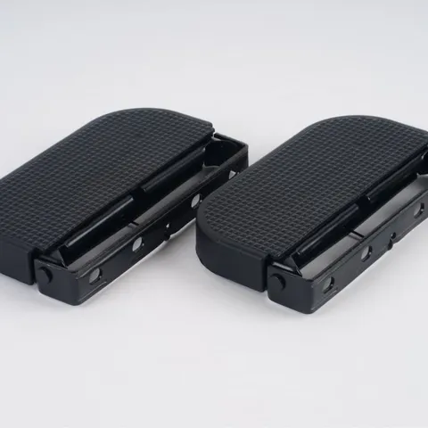 Pedale per Paraurti per Veicolo Elettrico Antiscivolo Pieghevole Poggiapiedi per Moto Pedane Universali Accessori per Veicoli