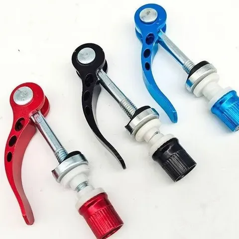 Aluminum Alloy Bicycle Seatpost Clamp Quick Release Mountain Bike Seat Post Skewer Cycling Repair Part