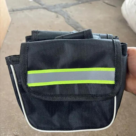 Bicycle Front Frame Bag Waterproof Cycling Top Tube Bag Reflective Mountain Bike Handlebar Storage Pouch
