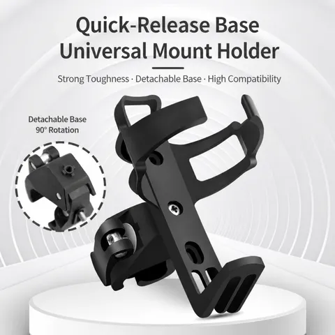 Portabotellas de Agua para Bicicleta de Plástico Plástico Montaña Carretera Soporte para Tazas Liberación Rápida Accesorios de Ciclismo
