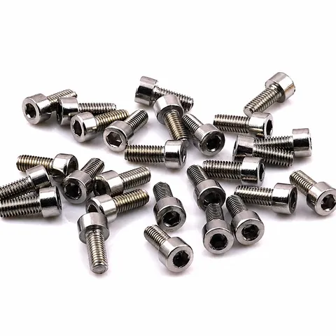 Carbon Steel Nickel Plated Hexagon Socket Head Cap Screws Bicycle Water Bottle Cage And Rear Rack Screws