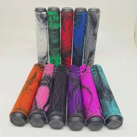 Rubber Mountain Bike Handlebar Grips Anti-Slip Bicycle Cycling Locking Handle Bar Grips For MTB Bicycle