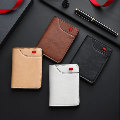Men's Vintage PU Leather Bifold Wallet Multi Card Slot Retro Casual Coin Purse Business Wallet Pocket