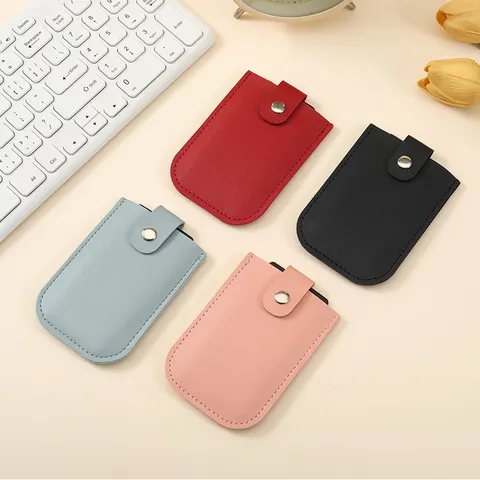 Minimalist PVC Card Holder Portable Multi Slot Card Case Business ID Credit Card Organizer Pocket Wallet For Women Men