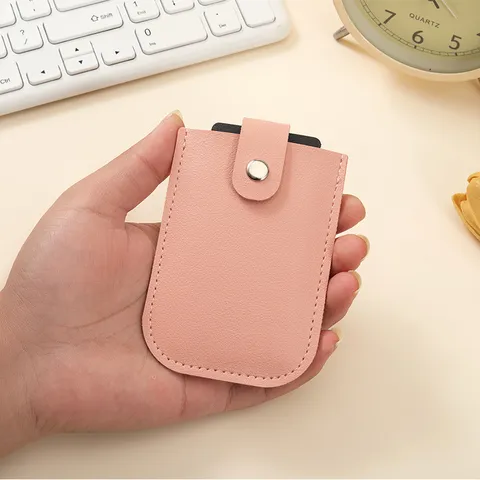 Minimalist PVC Card Holder Portable Multi Slot Card Case Business ID Credit Card Organizer Pocket Wallet For Women Men