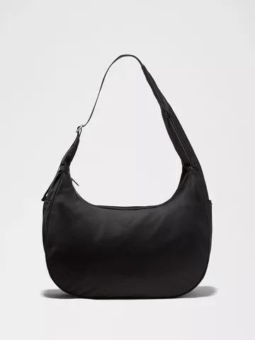 Large Capacity Waterproof Nylon Crossbody Bag Casual Urban Minimalist Shoulder Hobo Dumpling Bag For Women