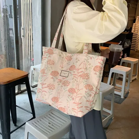 Sac Underarm Jacquard Brocart Vintage Cabas Toile Florale Sac à Main Petite Pochette Cosmétique Sac Bandoulière