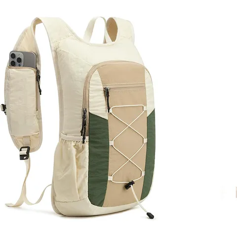 Lightweight Waterproof Outdoor Cycling Backpack Men Women Color Block Packable Hiking Daypack Travel Camping Rucksack