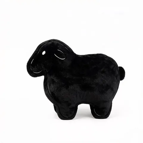 Minimalistiko Vouloudino Makilari Mikrou Provatou Cute Stuffed Animal Doll Soft Cushion Birthday Gift For Kids Home Decor