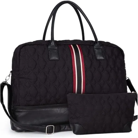 Gesteppt Reise Duffle Bag Set Große Kapazität Weekender Tasche Mit Schuhfach Polyester Gepäck Tasche Für Damen Herren