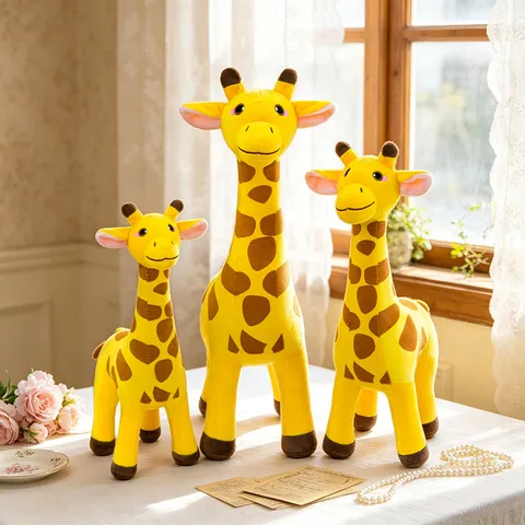 Simpatico Peluche Giraffa Morbido Animale Bambola Regalo di Graduazione per Bambini