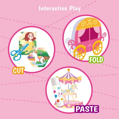 Kinder Papierschneidebuch Set Sichere Scheren DIY Bastelaktivität Heft Pädagogisches Spielzeug Für Kinder Konzentrationstraining