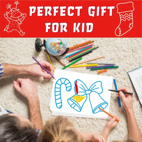 Kit d'Arte in Foglio per Bambini Set di Pittura Magica Fai da Te Libro di Artigianato Educativo con Fogli Colorati e Strumenti