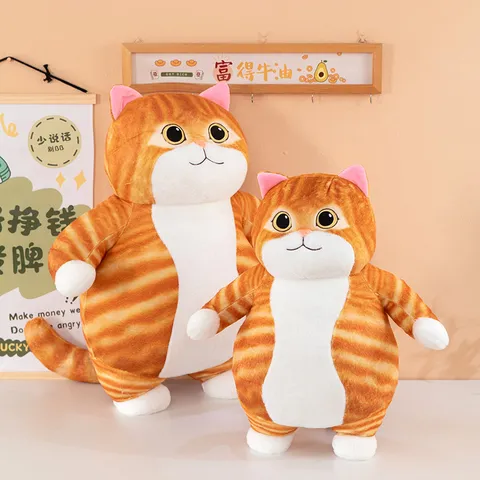Simpatico Peluche Gatto Giocattolo Morbido Cartoon Kitty Bambola Cuscino Animale Peluche Decorazione Casa Regalo Per Bambini