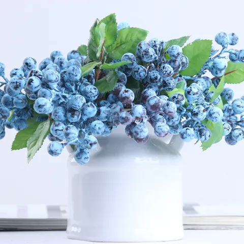 Ramo Di Finta Frutta Di Bacche Australiane Artificiali In Plastica Fiore Finto Per Matrimonio Casa Festa Fotografia Decorazione Composizione Floreale