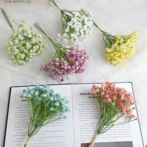 Technitá Antho Gypsophila Plasmata Monó Stélexos Plastikó Gypsophila Anthikoí Stélexoi Gia Gámo Diakósmisi Spitiou Párti Anthiki Diátaxi