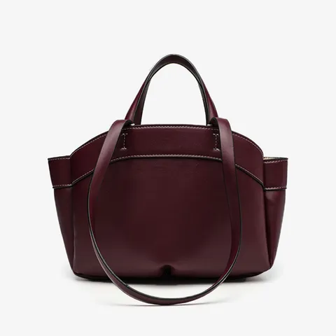 Large Capacity PU Leather Tote Bag Women Vintage Commuter Handbag Casual Shoulder Bag Shopping Bag