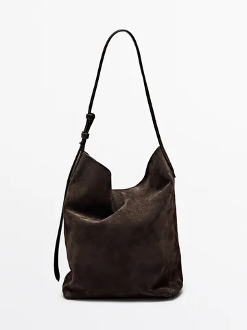Women Retro Faux Suede Bucket Bag Large Capacity Casual Commuter Shoulder Crossbody Bag Vintage Handbag
