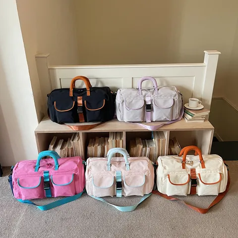 Borsa da Viaggio Esterna di Grande Capacità Borsa da Palestra Borsone Sportivo Con Scomparto Scarpe Separazione Secco Umido per Uomo Donna