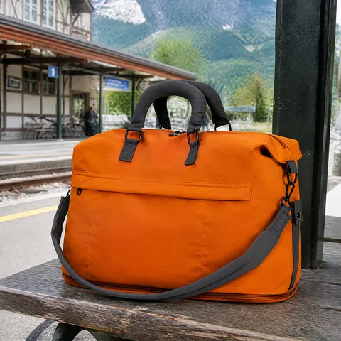 Borsa da Fitness in Tessuto Oxford Espandibile Borsa da Viaggio Idrorepellente Borsa da Palestra Sport Campeggio Con Funzione di Separazione Secco-Umido Unisex