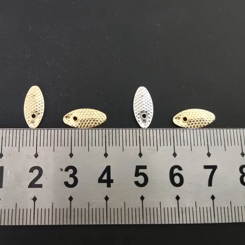 Fishing Spinner Blades Alloy Metal Fish Scale Fishing Lure Accessories For Fly Fishing Tackle DIY Craft