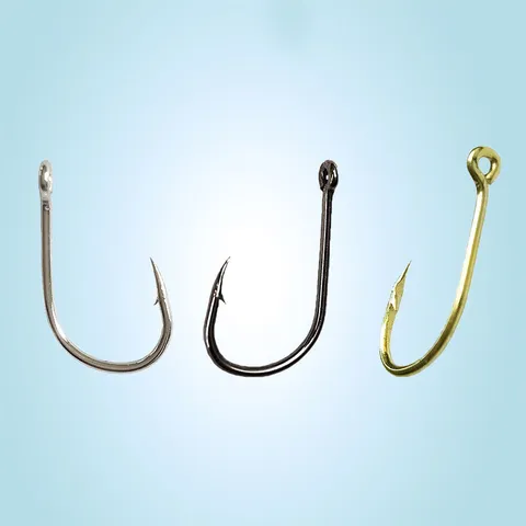 Carbon Steel Iseni Fishing Hooks Barbed Ringed Eye Sharp Point Sea Freshwater Fishing Tackle Accessories