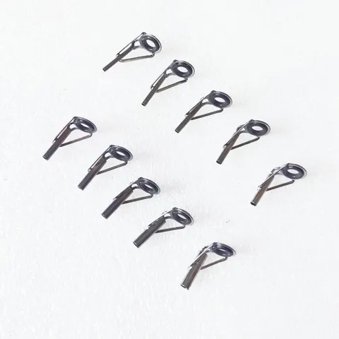 Stainless Steel Fishing Rod Top Guide Ring Ceramic Line Ring DIY Repair Kit Fishing Tackle Accessories Replacement