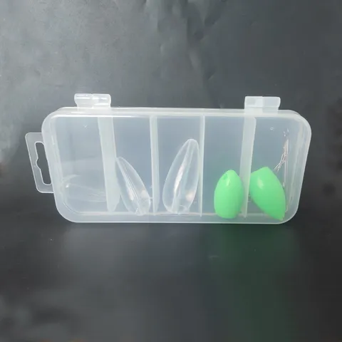 Fishing Casting Float Set 5 Pcs Micro Acrylic Floating Slow Sinking Water Ballast With Storage Box Lure Rig Accessories