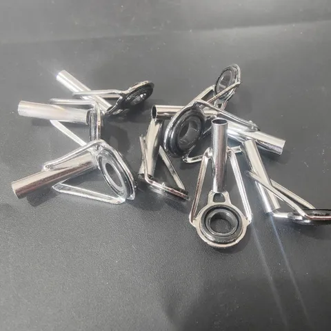 Iron Fishing Rod Guide Rings Tip Top Fishing Line Guides DIY Repair Kit Metal Fishing Tackle Accessories