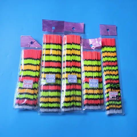 Hollow Soft Float Tails Straight Tapered Thickened Fishing Float Accessories Multi Color Fishing Tackle Parts