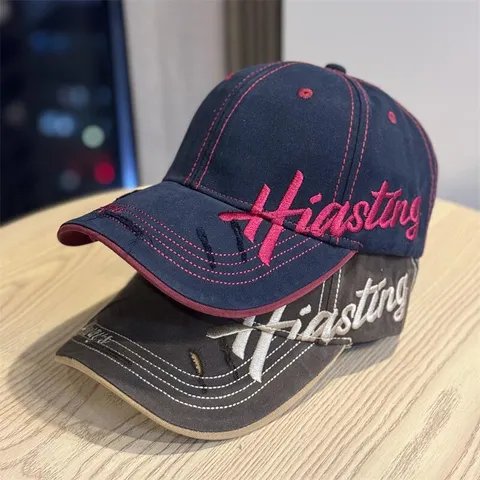 Retro Cotton Embroidered Baseball Cap For Women Large Head Circumference Sunshade Curved Brim Casual Dad Hat